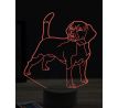 Beling 3D lampa, Beagle1, 16 farebná, PS03