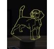 Beling 3D lampa, Beagle1, 16 farebná, PS03