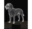 Beling 3D lampa, Beagle dog, 16 farebná, PS04