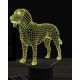 Beling 3D lampa, Beagle dog, 16 farebná, PS04