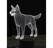 Beling 3D lampa, Border Collie, 16 farebná, PS06