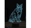 Beling 3D lampa, Border Collie dog, 16 farebná, PS07