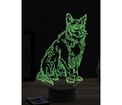 Beling 3D lampa, Border Collie dog, 16 farebná, PS07