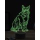 Beling 3D lampa, Border Collie dog, 16 farebná, PS07