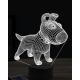 Beling 3D lampa, Cartoon dog, 16 farebná, PS09