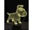Beling 3D lampa, Cartoon dog, 16 farebná, PS09