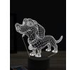 Beling 3D lampa, Funny Dachshund, 16 farebná, PS17