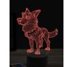 Beling 3D lampa, Funny German Shepherd, 16 farebná, PS18