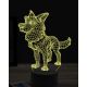 Beling 3D lampa, Funny German Shepherd, 16 farebná, PS18