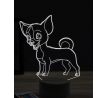 Beling 3D lampa, Funny pincher dog, 16 farebná, PS20