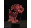 Beling 3D lampa, Happy cartoon dog, 16 farebná, PS23