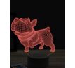 Beling 3D lampa, Happy playing dog, 16 farebná, PS24