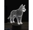 Beling 3D lampa, Husky dog, 16 farebná, PS25