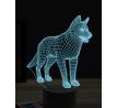 Beling 3D lampa, Husky dog, 16 farebná, PS25