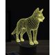 Beling 3D lampa, Husky dog, 16 farebná, PS25