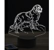 Beling 3D lampa, Newfoundland dog, 16 farebná, PS26