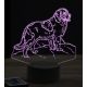 Beling 3D lampa, Newfoundland dog, 16 farebná, PS26