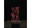 Beling 3D lampa, Paw patrol Chase, 16 farebná, PS27