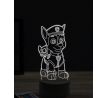 Beling 3D lampa, Paw patrol Chase, 16 farebná, PS27