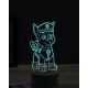 Beling 3D lampa, Paw patrol Chase, 16 farebná, PS27