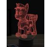 Beling 3D lampa, Paw patrol Marshall, 16 farebná, PS28
