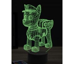 Beling 3D lampa, Paw patrol Marshall, 16 farebná, PS28