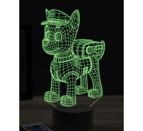 Beling 3D lampa, Paw patrol Marshall, 16 farebná, PS28