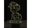 Beling 3D lampa, Paw patrol Marshall, 16 farebná, PS29