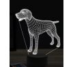Beling 3D lampa, Pointer dog, 16 farebná, PS31
