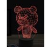 Beling 3D lampa, Toon dog toy, 16 farebná, PS40