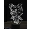 Beling 3D lampa, Toon dog toy, 16 farebná, PS40