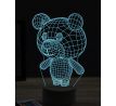 Beling 3D lampa, Toon dog toy, 16 farebná, PS40