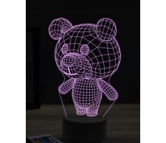 Beling 3D lampa, Toon dog toy, 16 farebná, PS40