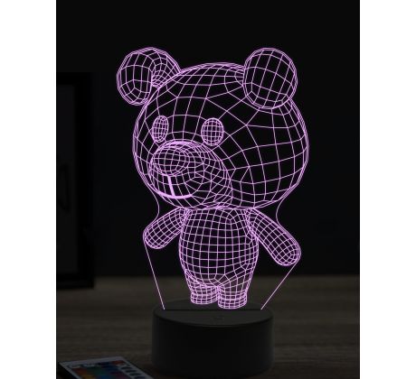 Beling 3D lampa, Toon dog toy, 16 farebná, PS40