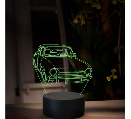 Beling 3D lampa, Škoda 100, 16 farebná, SA07