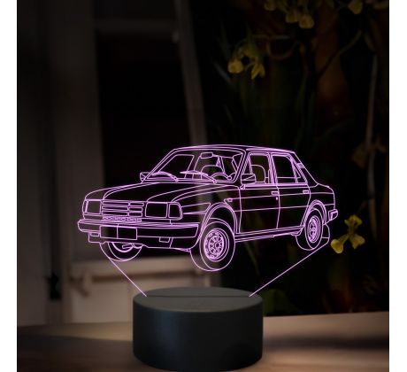 Beling 3D lampa, Škoda 125, 16 farebná, SA10