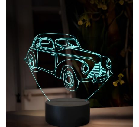 Beling 3D lampa, Škoda 1101, 16 farebná, SA13