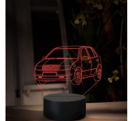 Beling 3D lampa, Škoda Fabia 1, 16 farebná, SA14