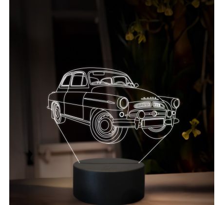 Beling 3D lampa, Škoda 440 Спартак, 16 farebná, SA15
