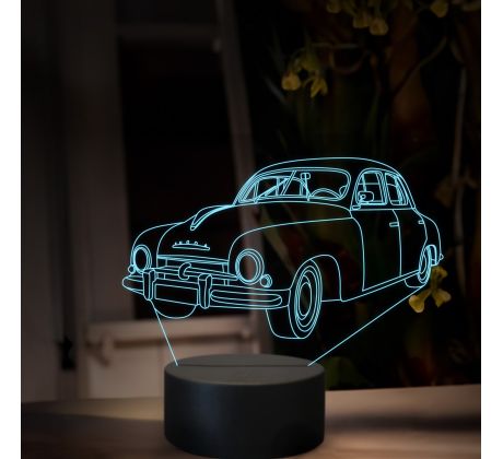 Beling 3D lampa, Škoda 1200, 16 farebná, SA22