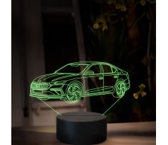 Beling 3D lampa, Škoda Octavia RS, 16 farebná, SA25