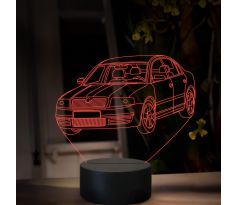 Beling 3D lampa, Škoda Superb 1, 16 farebná, SA26